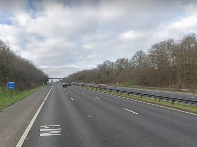 The M1 northbound between J39 (Wakefield) and J40 (Dewsbury) is closed due to a collision.