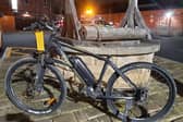 The e-bike seized by police