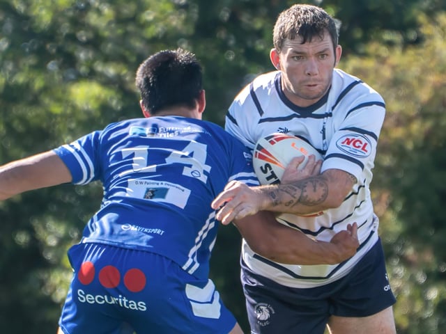 The evergreen Danny Glassell had a fine game topped off with a last minute try.