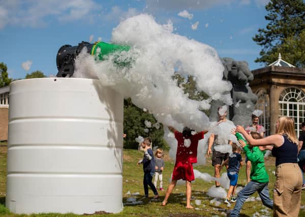 Roger Hiorns will transform the familiar YSP landscape with clouds of foam in this interactive artwork as part of the Curiosity and Wonder season. Photo: Paolina Varbichkova
