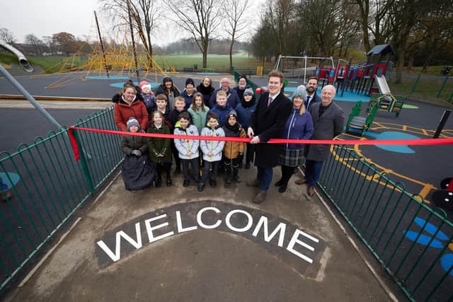 Councillor Jack Hemingway was among residents and members of the local Friends group to unveil the park.