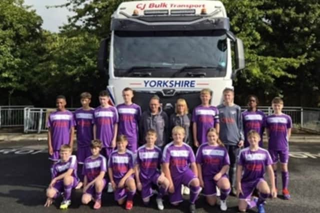 Featherstone Flyers U14s have been saved this summer and have new sponsors in CJ Bulk Transport.