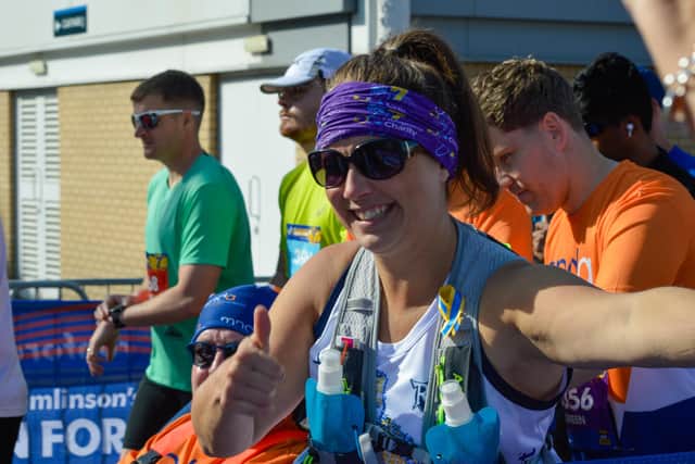 Lindsey raised more than £18,000.