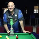 Andy Appleton won the English Blackball Pool Federation Masters trophy, named in honour of his friend, Jason Twist.