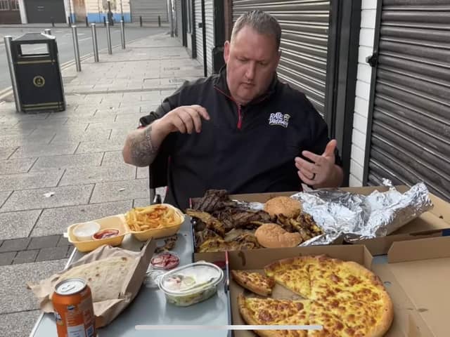 Rate My Takeaway's Danny Malin visited Pizza Canoe in Castleford. Image: Rate My Takeaway.