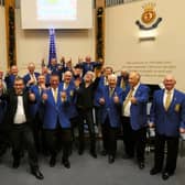 Castleford Male Voice Choir after a concert