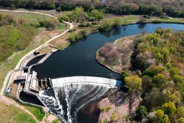Explore Knottingley's Hydro Power Station from the skies.