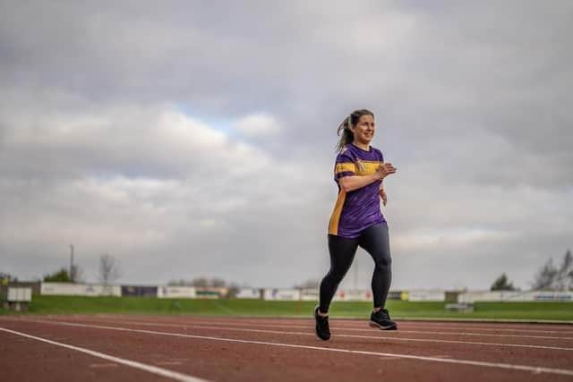 Lindsey Burrow training