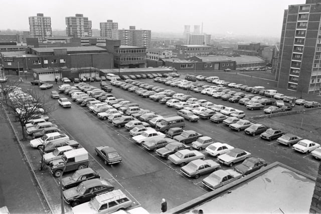 Little Westage Car Park in 1980.