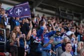 Wakefield Trinity fans at Wigan on Saturday September 26