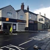 Police were called to the store on Alverthorpe Road shortly after 1.30am this morning to reports that a JCB had crashed into the store.