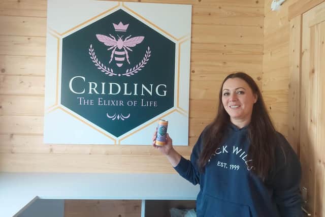 Claire Tolley has launched Cridling, a series of four honey kombucha drinks created with Yorkshire honey.