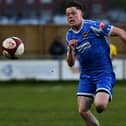 Adam Haw opened the scoring for Pontefract Collieries in the West Riding County Cup final. Picture: Daniel Kerr