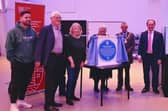 Coun Michael Graham, Mel Lockett, former managing director of BJD 100 Ltd, Coun Hilary Mitchell, Wakefield Mayor Maureen Tennant-King, the Mayor’s Consort Terry King, Mark Ridgway, chief executive of of Group Rhodes.