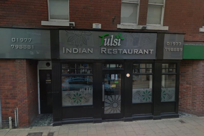 Tulsi Indian Restaurant on Ropergate, Pontefract, has 4.5 stars and 323 reviews.