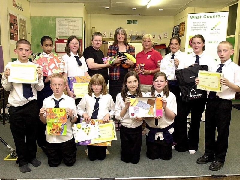 Healthy Eating awards at City High School, Eastmoor.