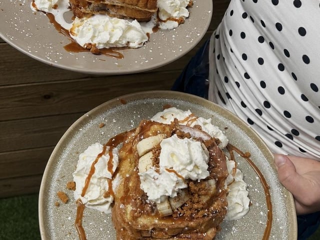 The Salted Caramel Banana French Toast.