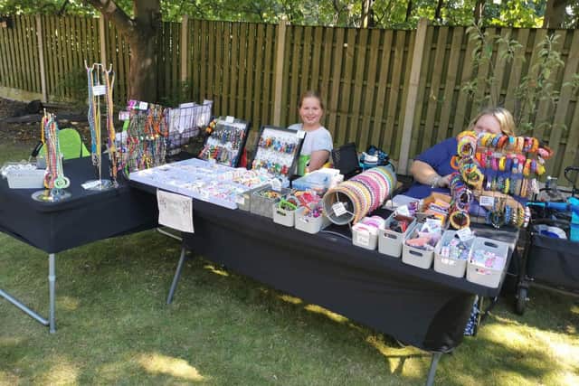 People got to browse a selection of jewellery at the Summer Fair.