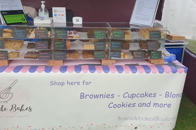 Local businesses set up stalls selling a wide range of goodies at the East Ardsley event.