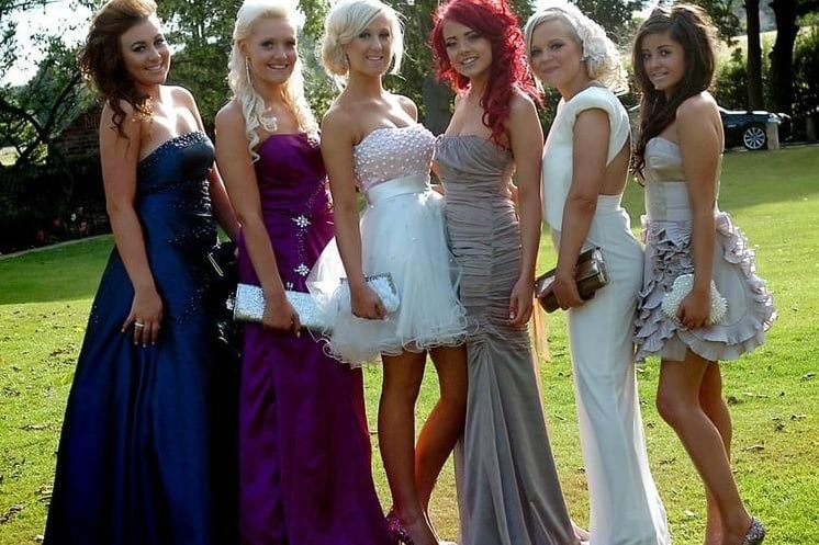 Students from Allerton Bywater's Brighsaw High School at their prom at Rogerthorpe Manor, Badsworth, in July 2011. Pictures are Julia, Sophie, Ellise, Lowry, Jessica and Francesca.