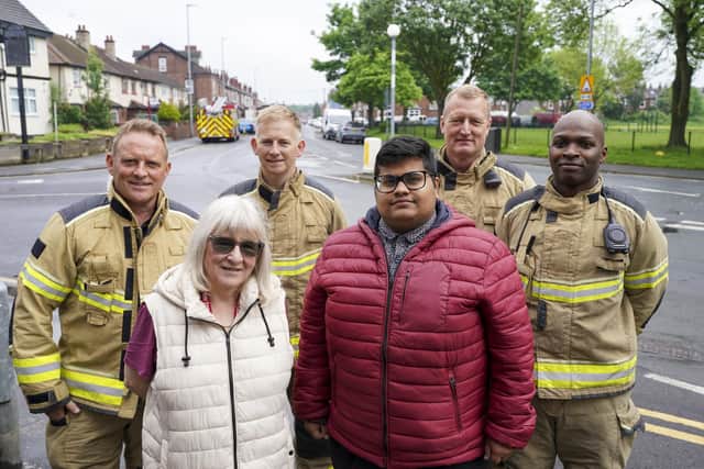 West Yorkshire Fire and Rescue Service, Coun Maureen Cummings and Wakefield South Coun, Shabaan Saleem.