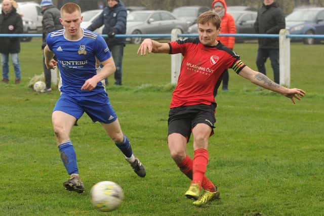Luke Playford was on target for Horbury Town against Athersley Recreation.
