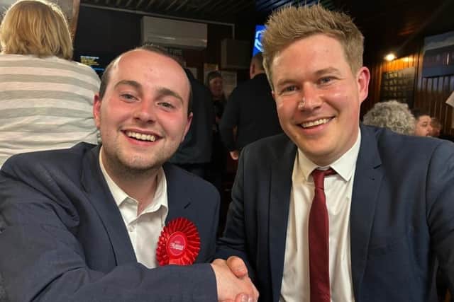 Daniel Wilton (left) became Wakefield Council's youngest ever councillor when he was elected to represent Normanton ward. Jack Hemingway (right), the council's deputy leader, previously held the record for youngest councillor when he was elected.