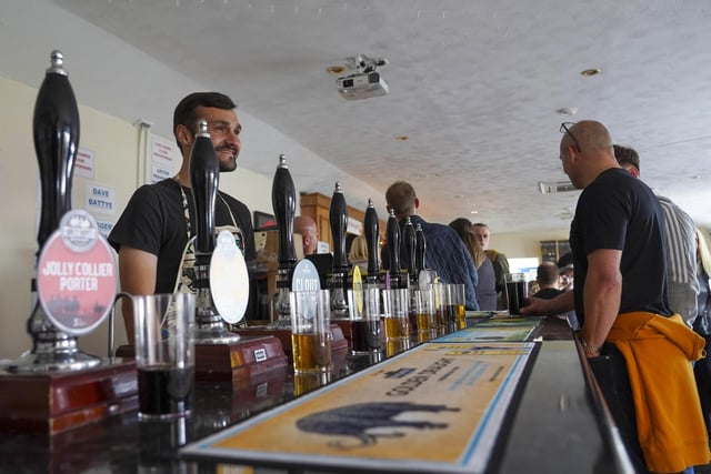 The cricket club's beer festival was a big hit