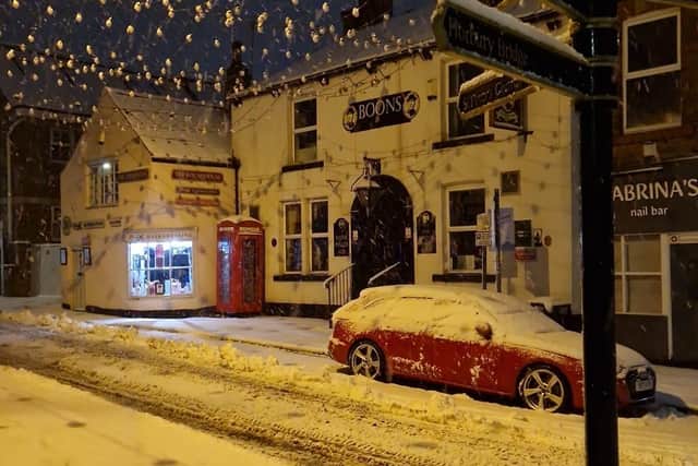 A snowy Horbury, submitted by reader Mark Hope.