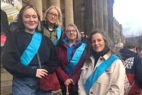 Lawyers from Switalskis Solicitors in Wakefield stood shoulder-to-shoulder in support of the region’s midwives at the ‘March with Midwives’ demonstration on Sunday.
