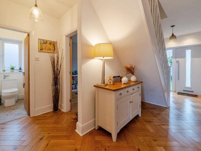 The bright and welcoming hallway.