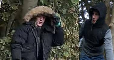 BTP would like to speak to these two men