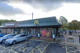 McDonalds, on Dewsbury Road, was forced to temporarily close due to weather damage.