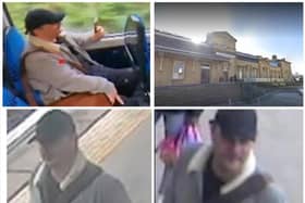 Detectives investigating a sexual assault at Wakefield Kirkgate station have today released these images in connection.