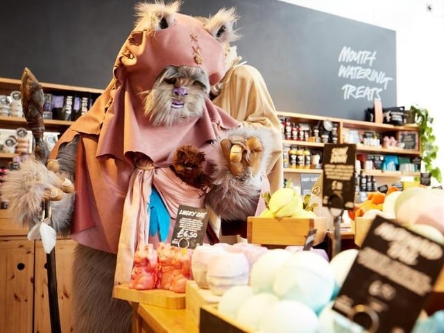 Doing a bit of shopping.