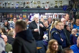 Featherstone Rovers supporters at the True Blue Revival Group launch. Picture: Kevin Creighton
