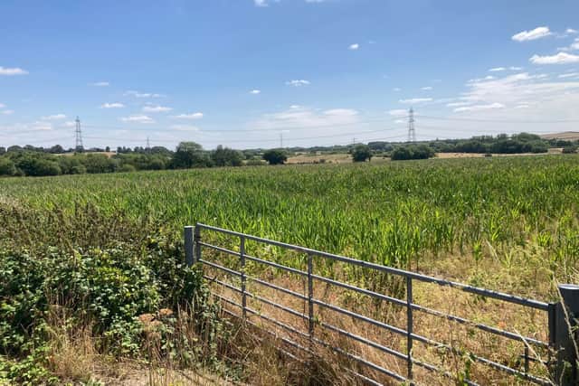 Wakefield Council officers have approved an outline planning application for new industrial estate on farmland opposite Wakefield District Police Headquarters on Havertop Lane. LDRS image