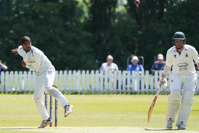 Shubham Sharma hit a century and took two wickets in Wakefield Thornes' cup tie win.