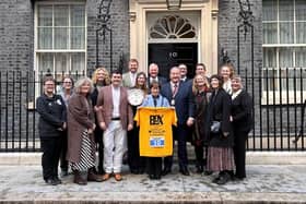 Jade Botterill, MP for Ossett and Denby Dale, brought the Committee of the Gawthorpe Maypole Committee to Westminster and Downing Street.