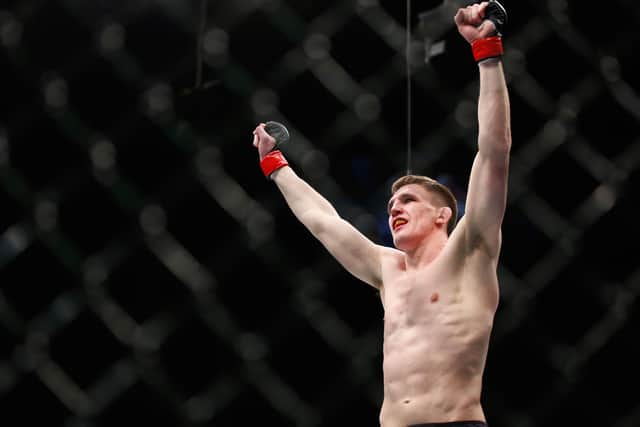 Scott Askham made a winning return to UK MMA at Manchester. Photo by Christopher Lee/Getty Images