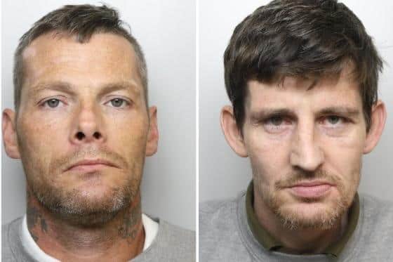Dale Henfrey and Darren Potter were sentenced at Leeds Crown Court