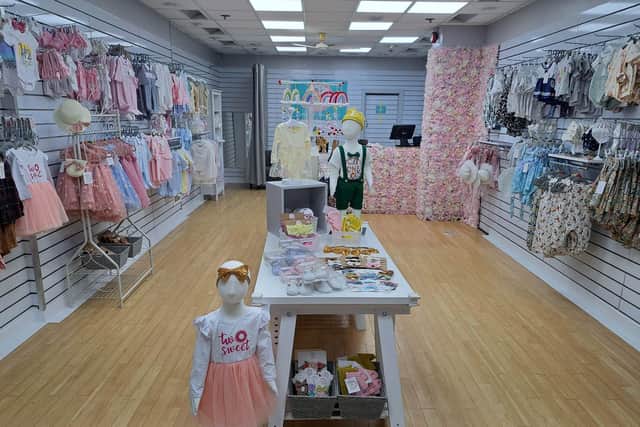 The new independent Wakefield shop will sell baby clothes from birth to four to five years.
