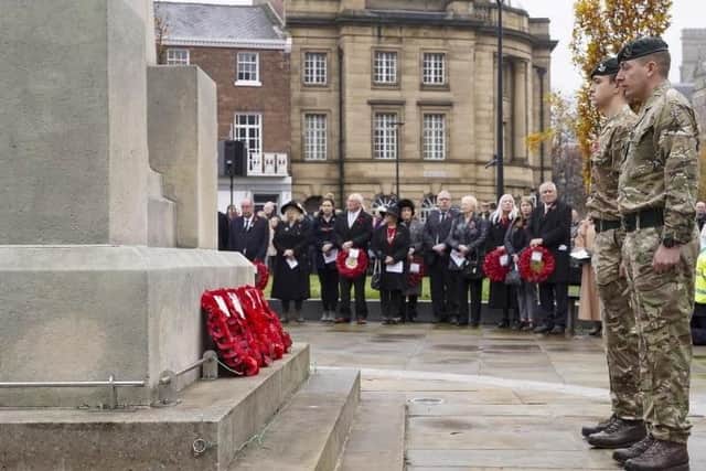 The city of Wakefield came together to mark Remembrance Day in 2022.