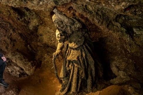 Mother Shipton, also known as Ursula Southeil, is believed to have been an English soothsayer and prophetess. She lived from the year 1488-1561, and it is said that she was born in Knaresborough, Yorkshire, in a cave now widely known as Mother Shipton's Cave.