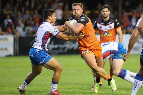 Greg Eden has been given the number two shirt at Castleford Tigers for the 2023 season. Picture: John Clifton/SWpix.com