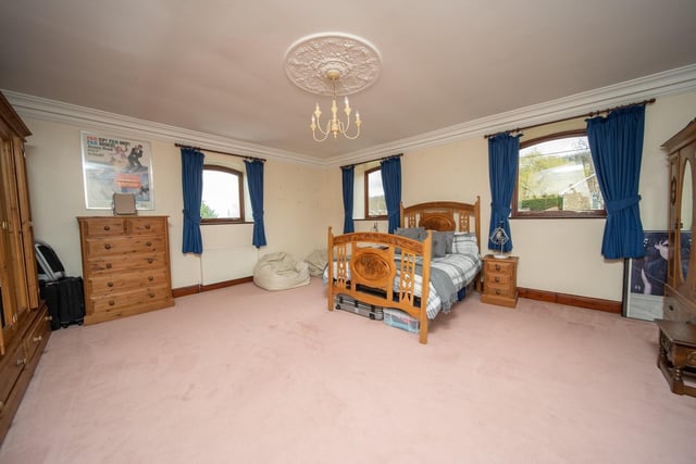 Another of the sizeable double bedrooms within the property.