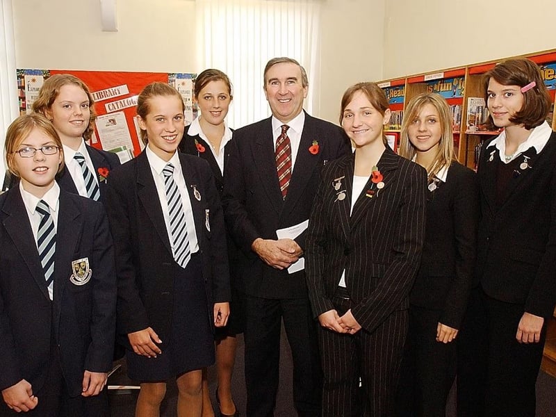 Wakefield Girls High School speech day with guest speaker and author Gervase Phinn.