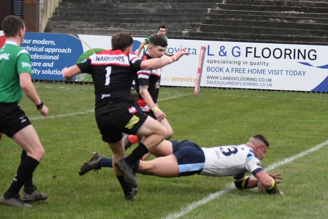 Normanton Knights on the comeback trail with a try.