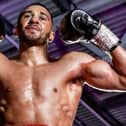 Callum Simpson won the British super-middleweight title at Oakwell.