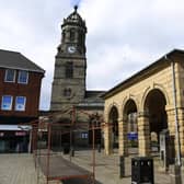 The Buttercross in Market Place, Pontefract.